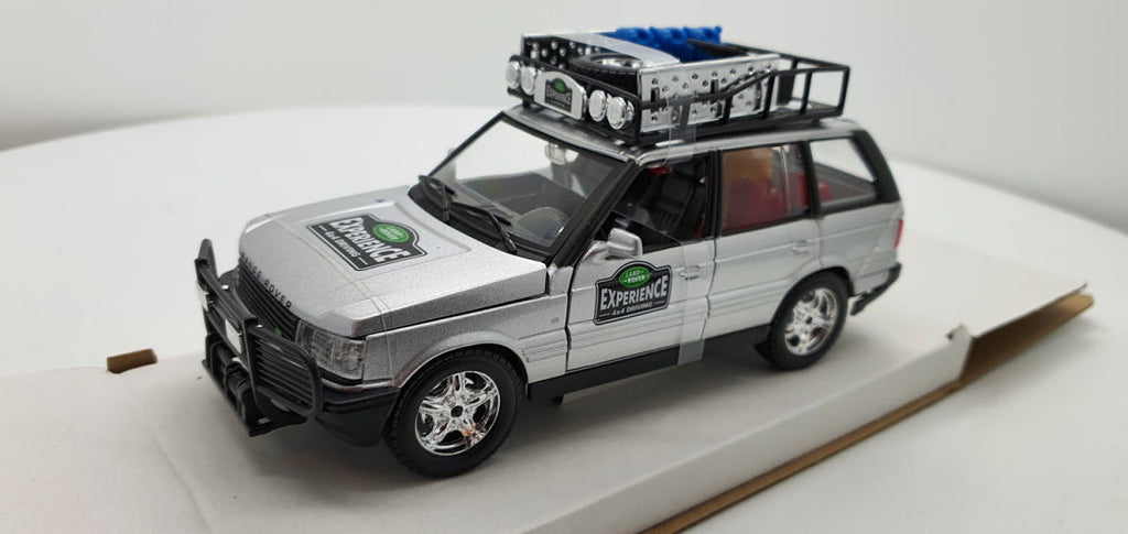 Bburago Range Rover Experience Zilver Grijs - Schaal 1:24