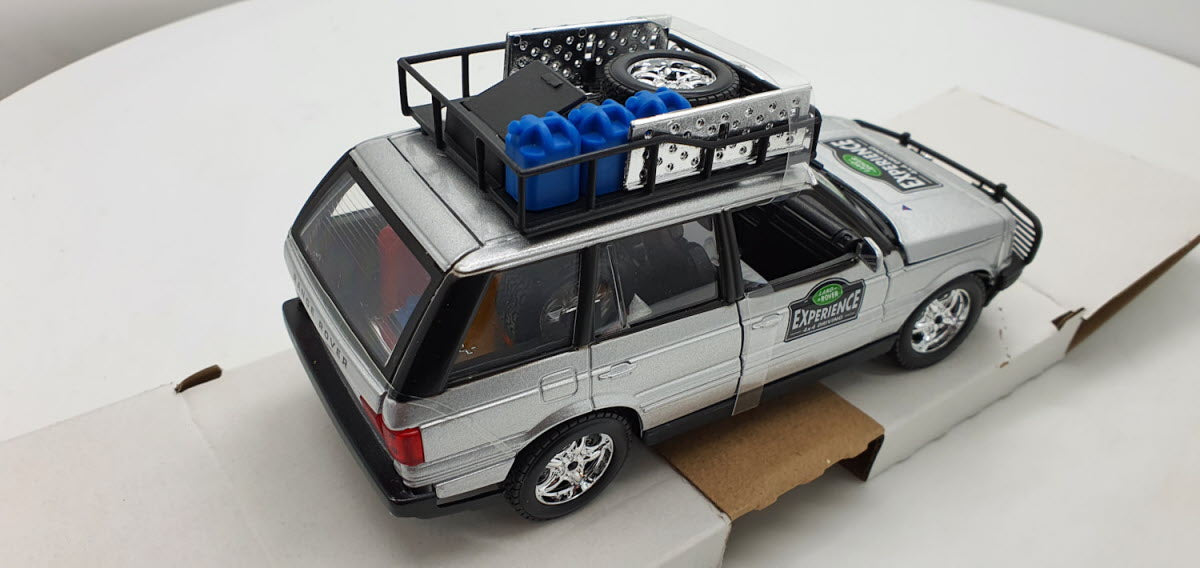 Bburago Range Rover Experience Zilver Grijs - Schaal 1:24