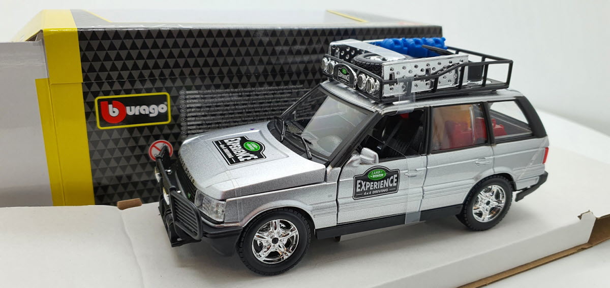 Bburago Range Rover Experience Zilver Grijs - Schaal 1:24