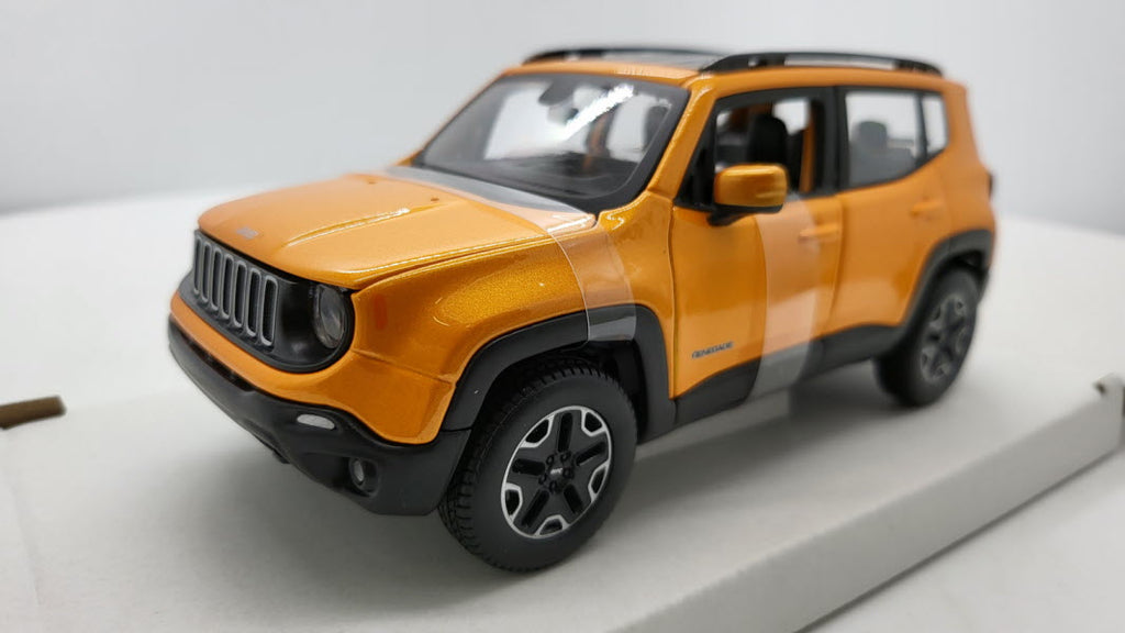 Maisto Jeep Renegade Oranje - Schaal 1:24
