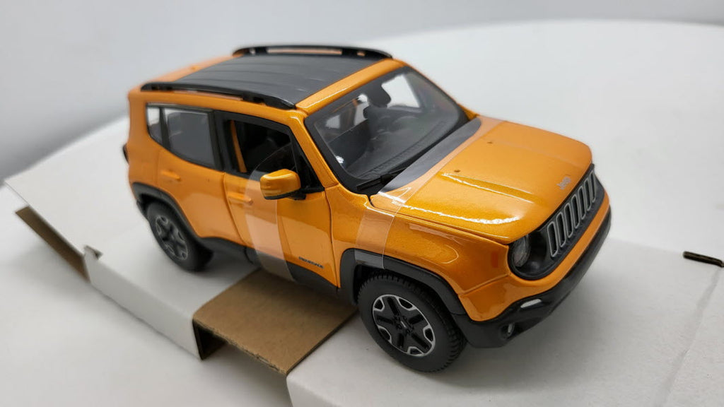 Maisto Jeep Renegade Oranje - Schaal 1:24