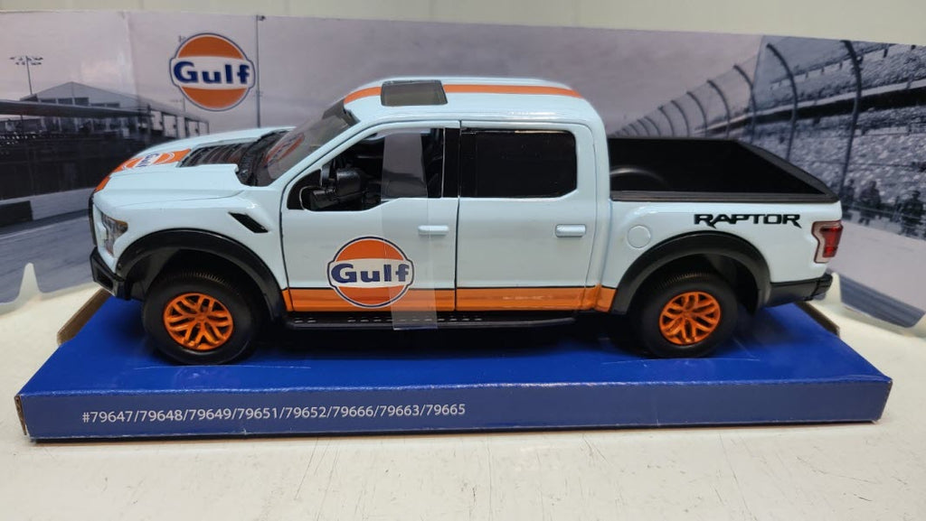 MotorMax Ford F-150 Raptor Gulf Edition 2017 - Schaal 1:24