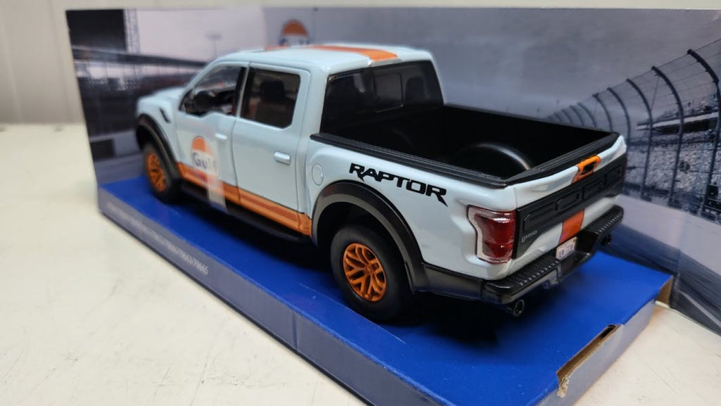 MotorMax Ford F-150 Raptor Gulf Edition 2017 - Schaal 1:24