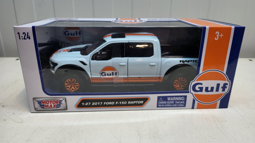 MotorMax Ford F-150 Raptor Gulf Edition 2017 - Schaal 1:24