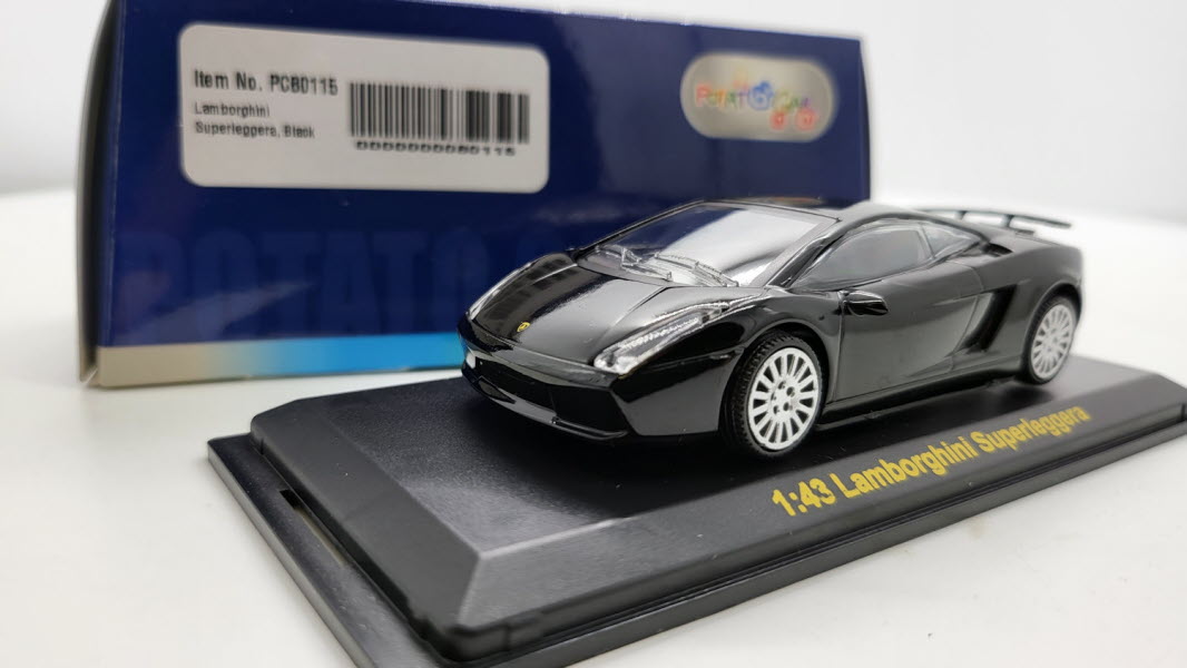 Lamborghini Superleggera zwart – Potatocar 1:43