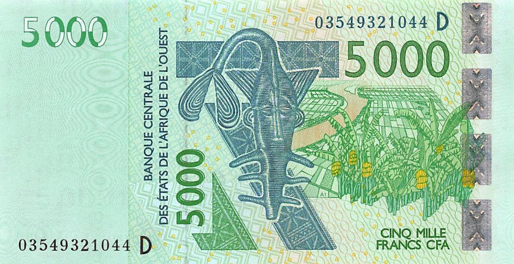 P-417Da West African States (D) Mali 5.000 Francs 2003 Unc