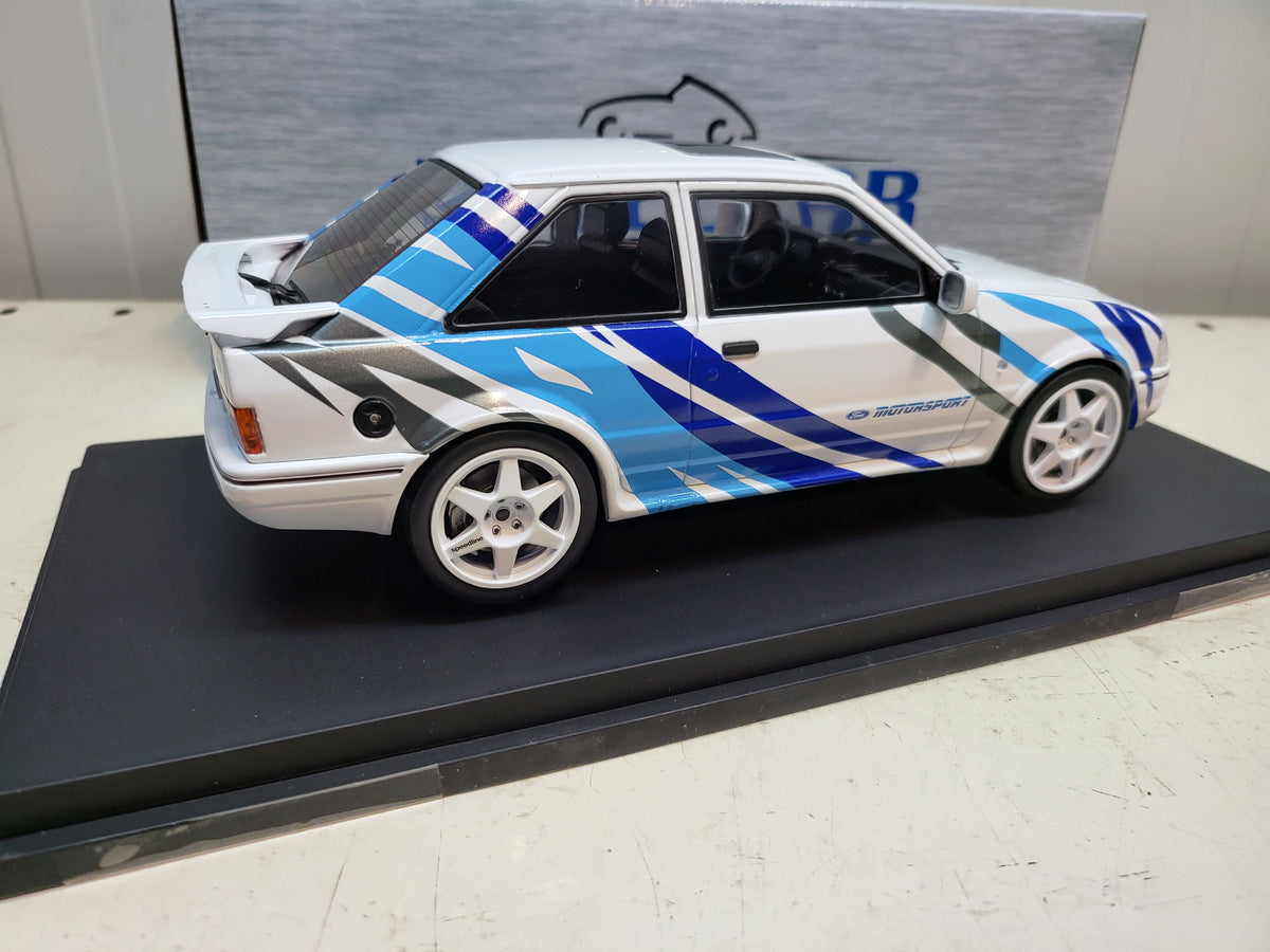 MCG - Ford Escort MK IV RS Turbo S2 - Wit/Decoratie - 1990 - 1:18
