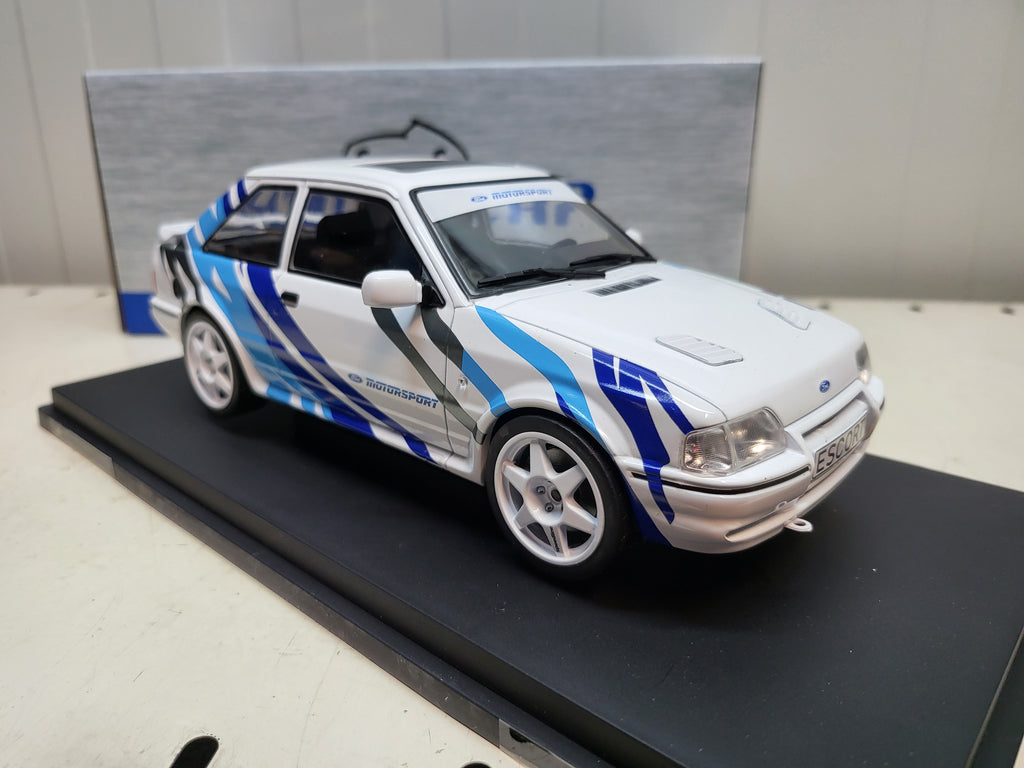MCG - Ford Escort MK IV RS Turbo S2 - Wit/Decoratie - 1990 - 1:18