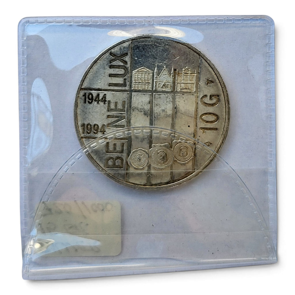 1994 - Nederland 10 Gulden - 50 Jaar Benelux - Zilver - ZF
