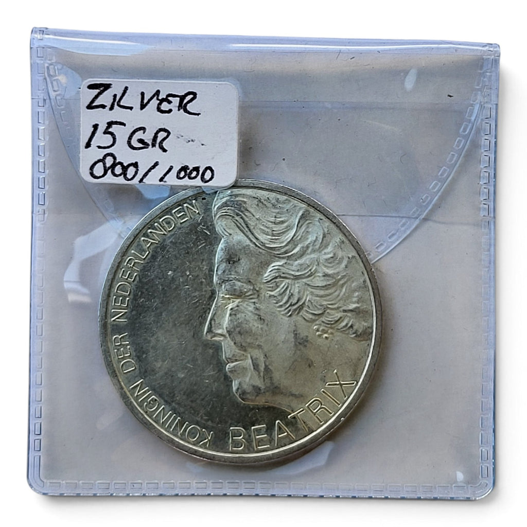 Nederland 10 Gulden 1995 Xf zilver