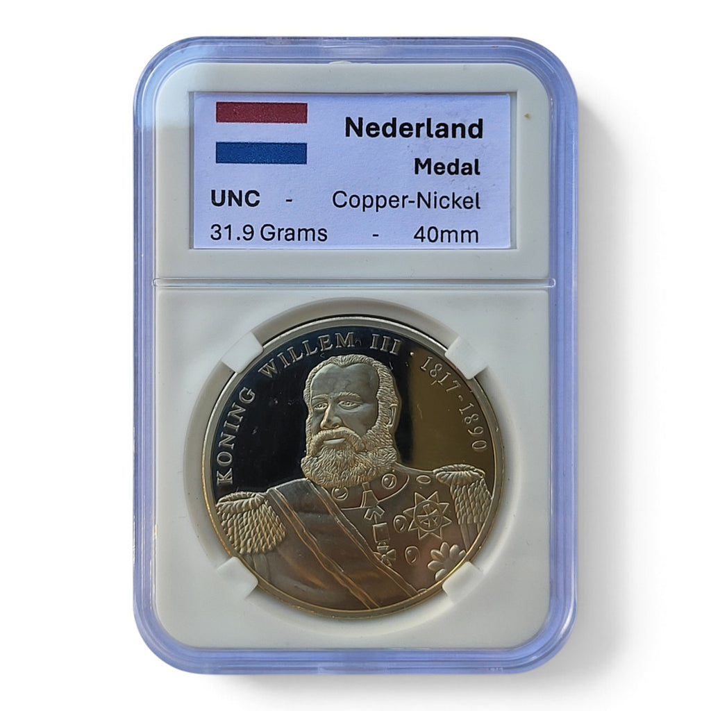 Nederland Herdenkingspenning - Koning Willem III (1817-1890) - UNC