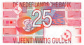 P-100 Nederland 25 Gulden 1989 Unc
