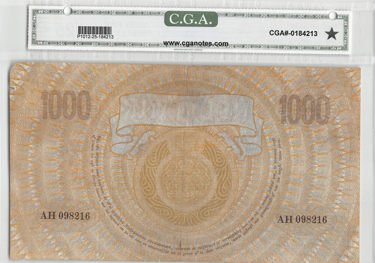 P-042 Nederland 1000 Gulden 03-03-1921 Vf C.G.A 25*