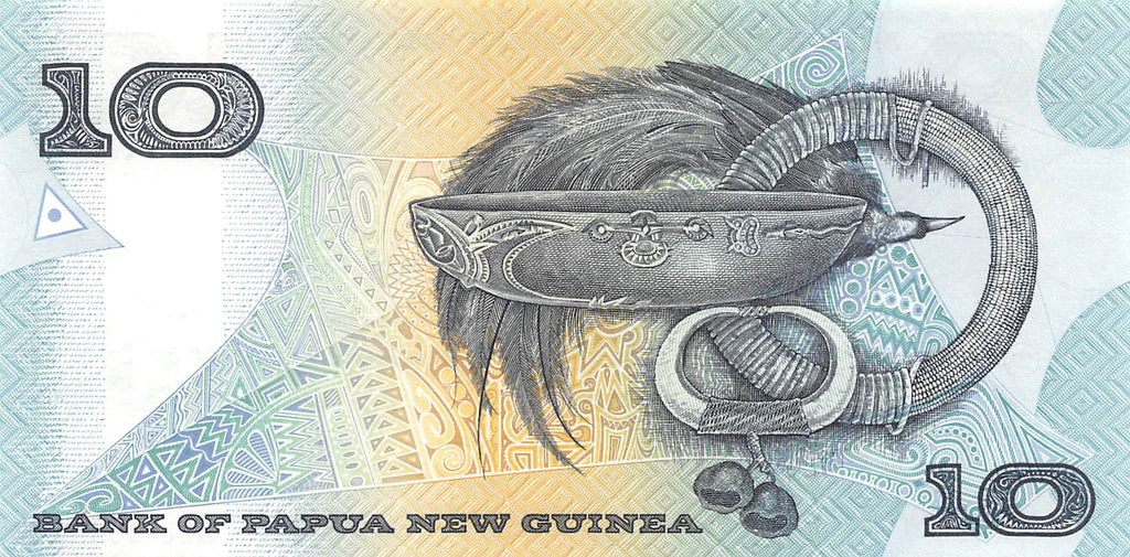 P-009d Papua New Guinea 10 Kina 1997 Unc
