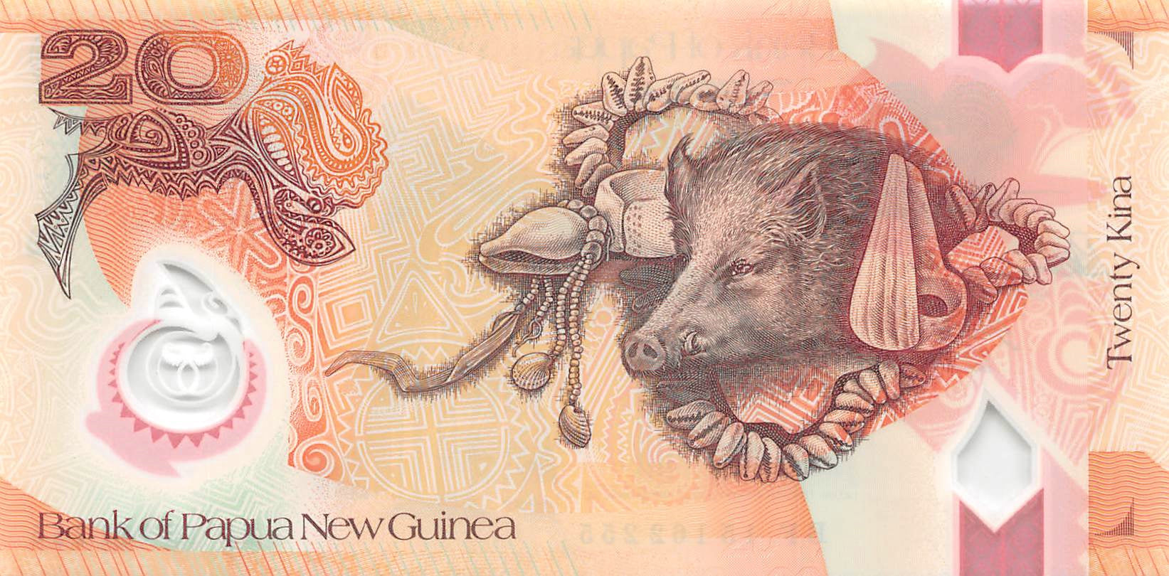 P-049a Papua New Guinea 20 Kina 2015 Unc
