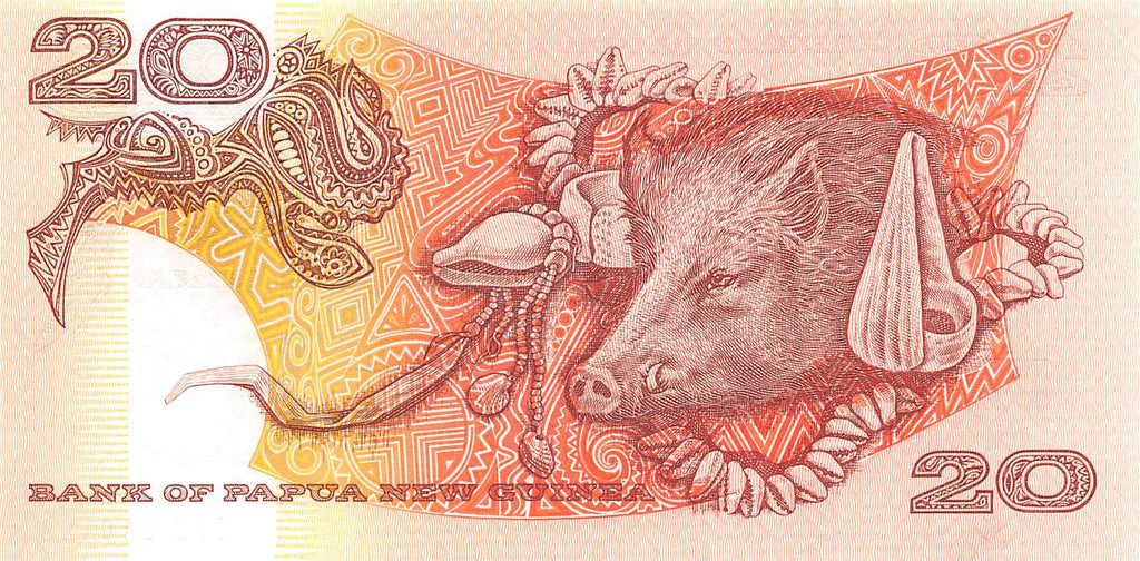 P-010b.2 Papua New Guinea 20 Kina 1996 Unc