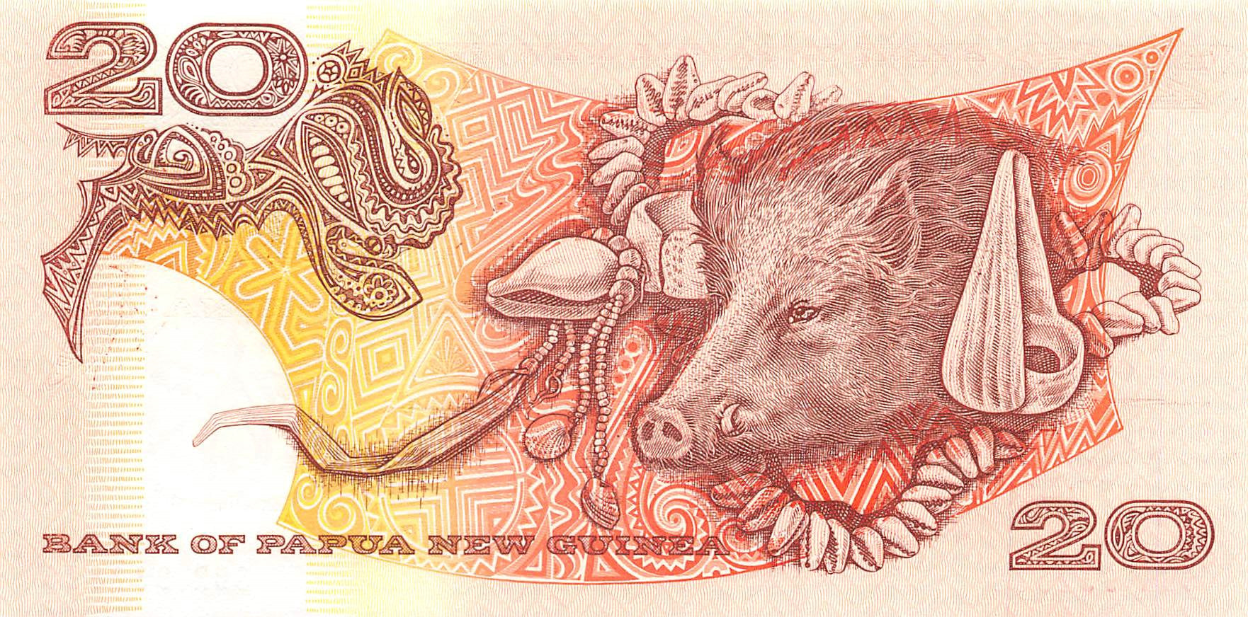 P-010c Papua New Guinea 20 Kina 1998 Unc