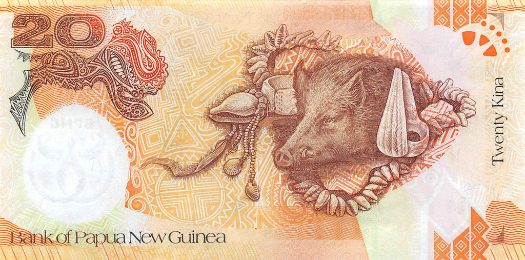 P-036a Papua New Guinea 20 Kina 2008 Unc