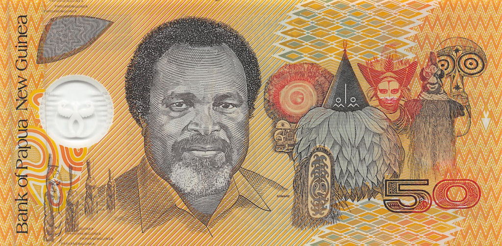 P-018a Papua New Guinea 50 Kina 1999 Unc