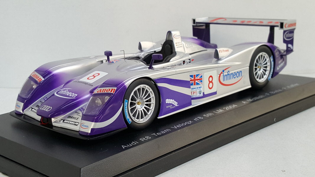 Audi R8 Team Veloqx LeMans 2004 Spark 1:18