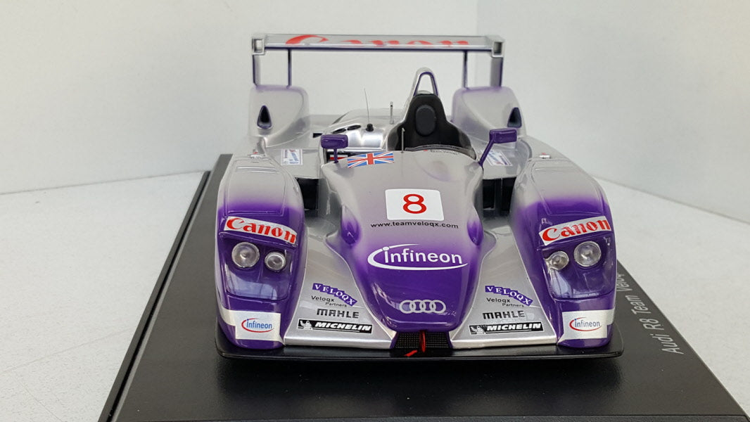 Audi R8 Team Veloqx LeMans 2004 Spark 1:18
