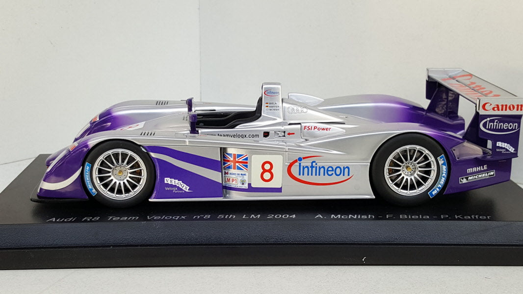 Audi R8 Team Veloqx LeMans 2004 Spark 1:18