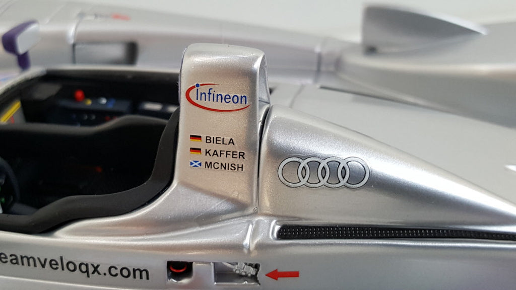 Audi R8 Team Veloqx LeMans 2004 Spark 1:18