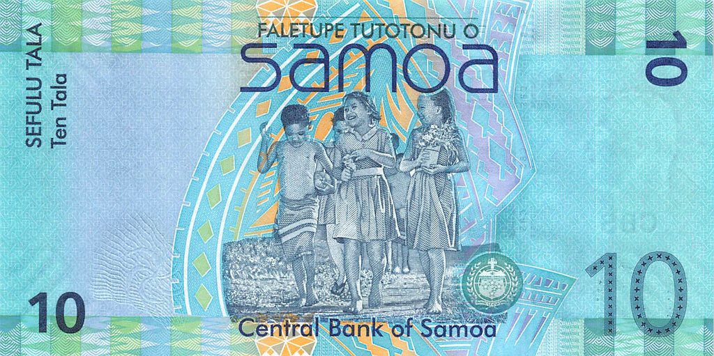 P-39a Samoa 10 Tala 2008 Unc