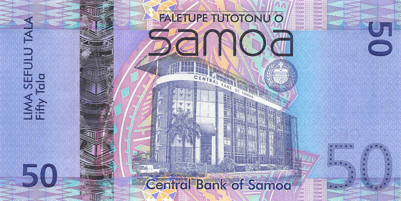P-41a Samoa 50 Tala 2008 Unc