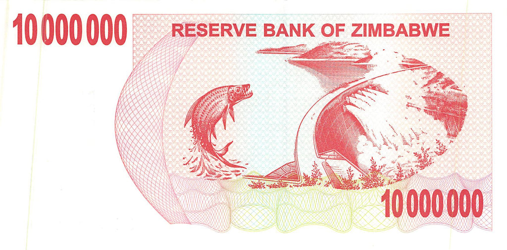 P-55b - Zimbabwe 10.000.000 Dollars 2008 Bearer Cheque Unc