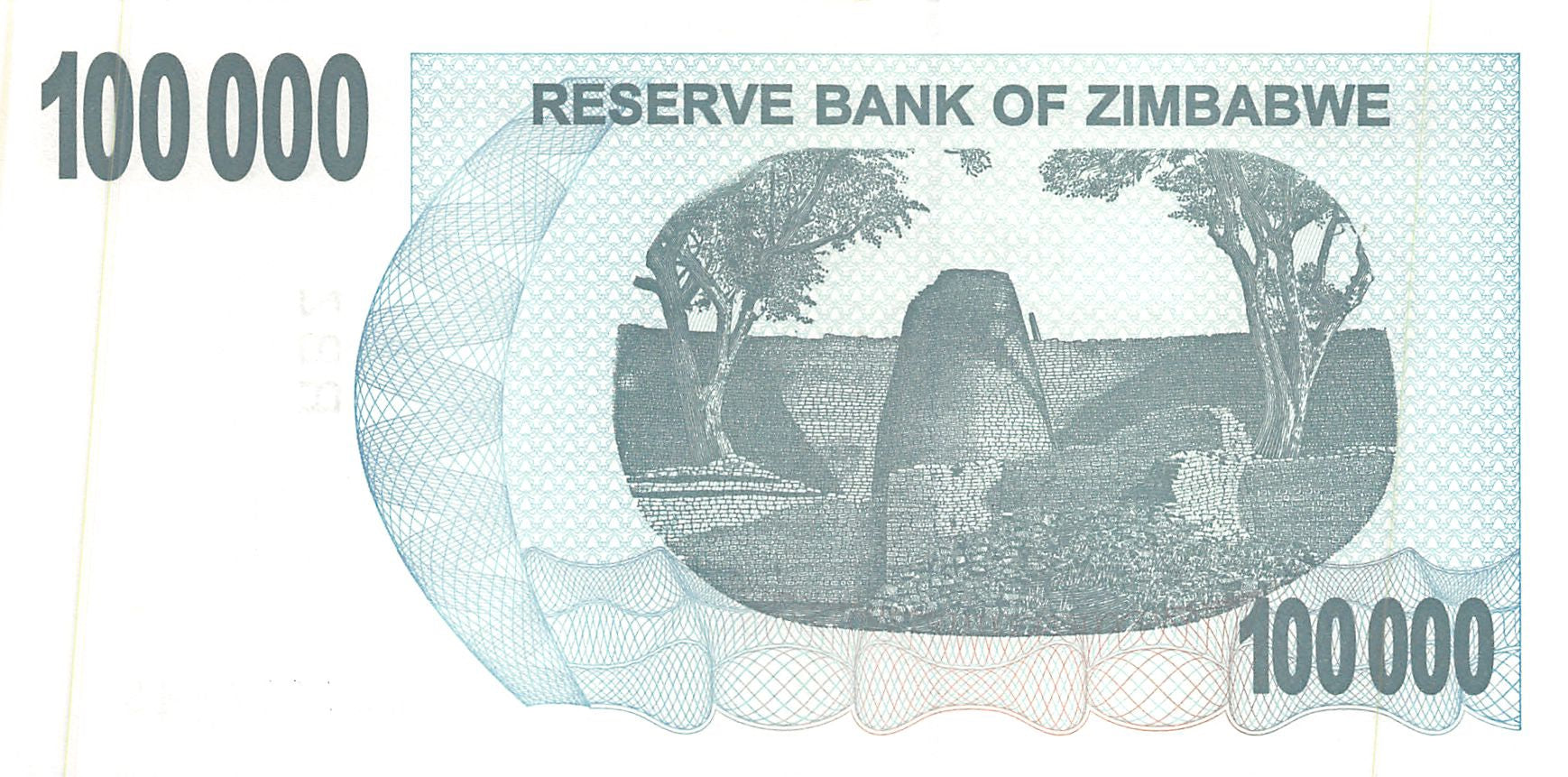P-048b - Zimbabwe 100.000 Dollars 2006 Bearer Cheque Unc