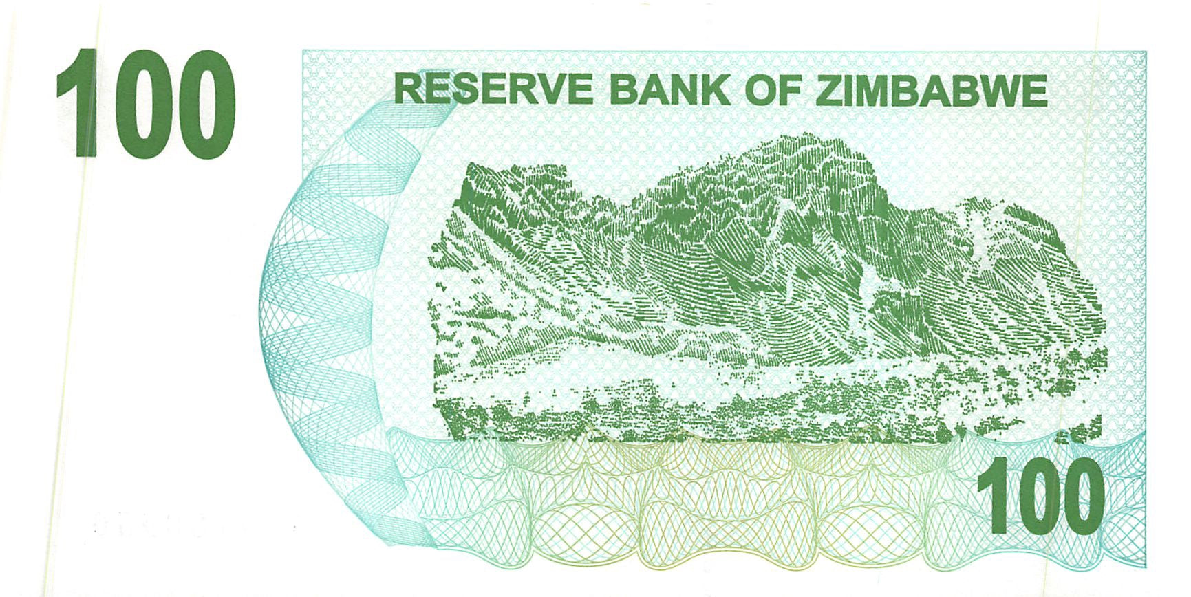 P-42 - Zimbabwe 100 Dollars 2006 Bearer Cheque Unc