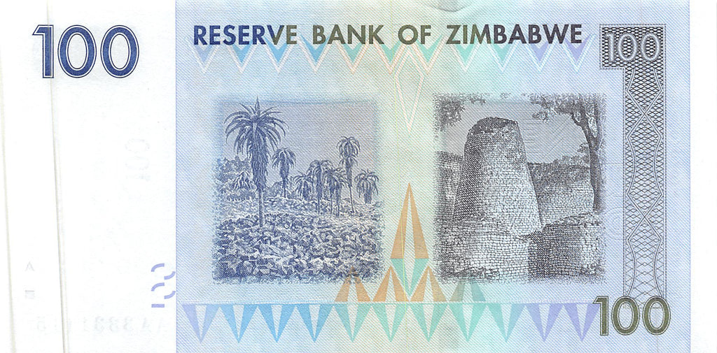 P-69a - Zimbabwe 100 Dollars 2007 Unc