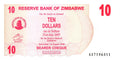 P-39 - Zimbabwe 10 Dollars 2006 Unc Bearer Cheque