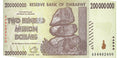 P-081a - Zimbabwe 200.000.000 Dollars 2008 Unc