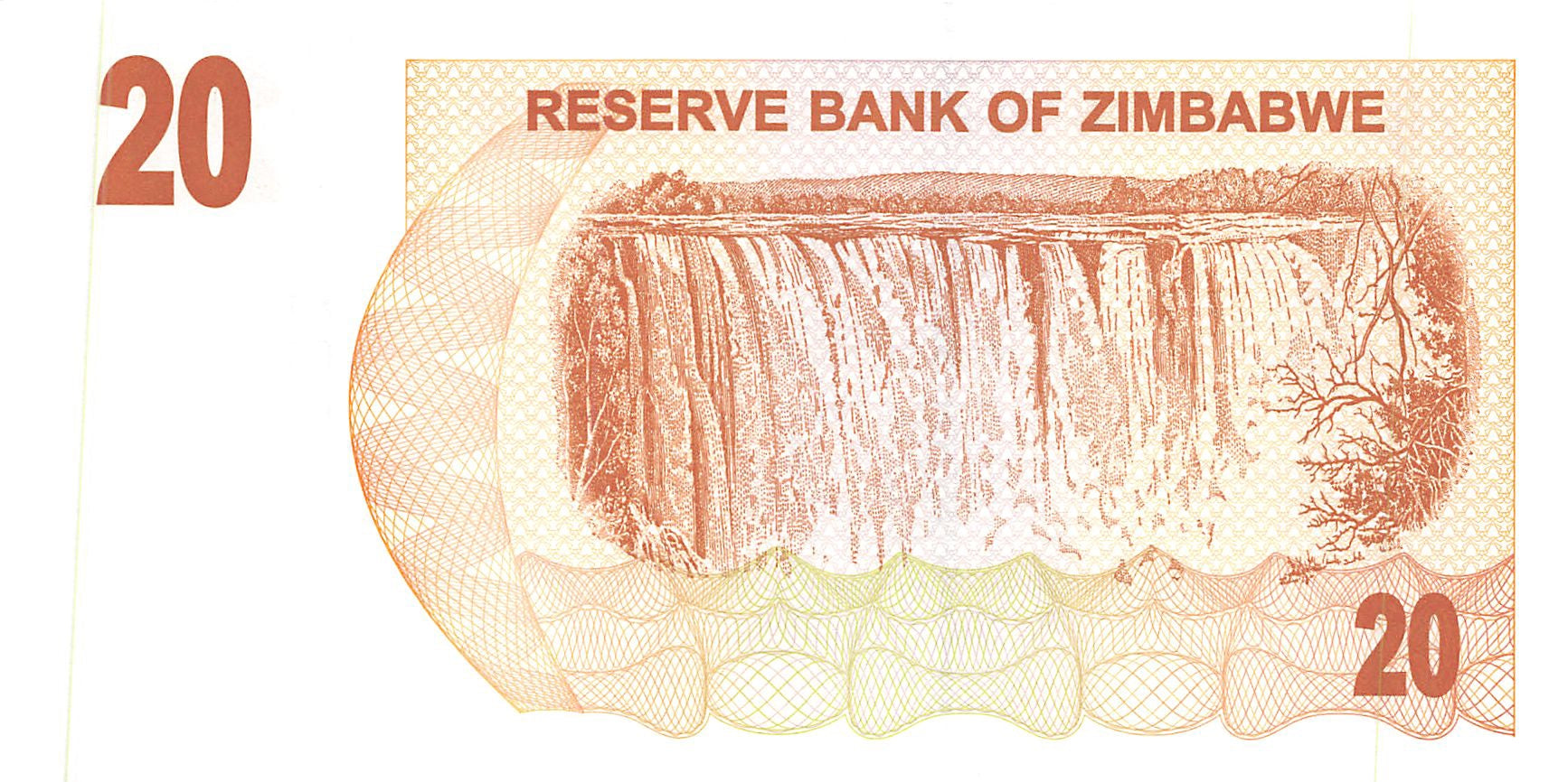 P-40 - Zimbabwe 20 Dollars 2006 Bearer Cheque Unc