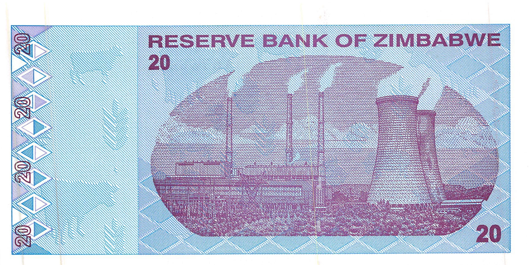 P-095 - Zimbabwe 20 Dollars 2009 UNC