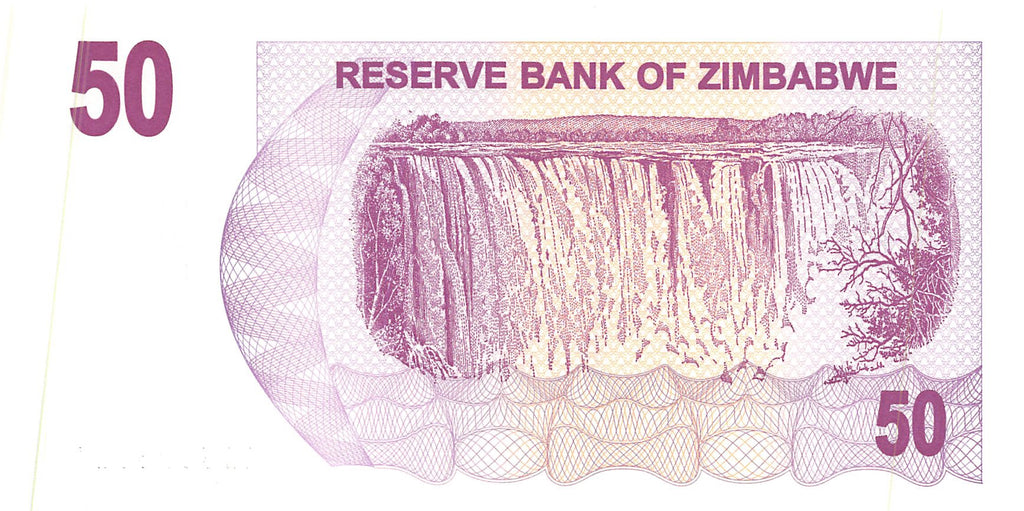 P-041 - Zimbabwe 50 Dollars 2006 Unc Bearer Cheque